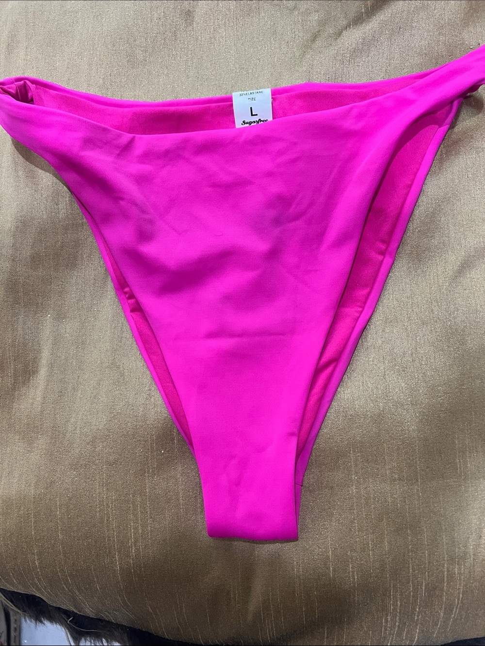 High-Cut Hot Pink Bikini Bottom